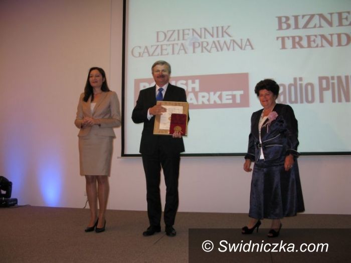 Świdnica: Złote Godło QI 2012 dla Świdnicy