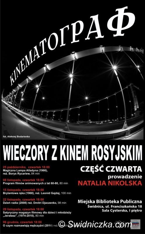 Świdnica: Wieczór z kinem rosyjskim