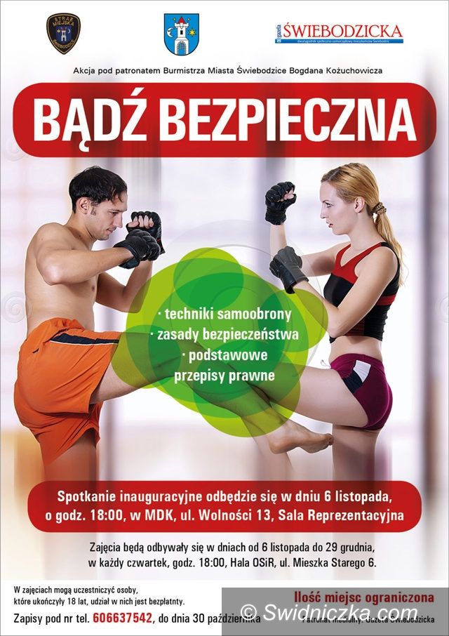 Świebodzice: Bezpieczna kobieta – są jeszcze wolne miejsca