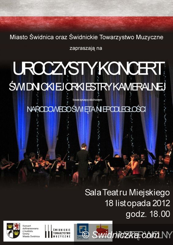 Świdnica: Uroczysty koncert kończący obchody Narodowego Święta Niepodległości
