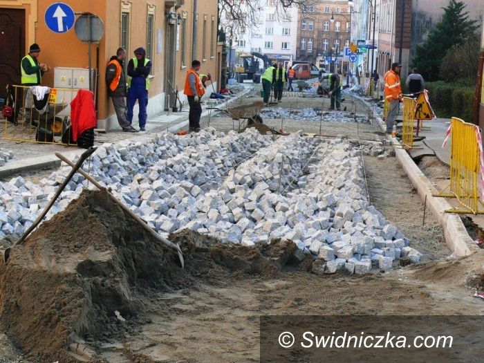 Strzegom: Miejski trakt w przebudowie