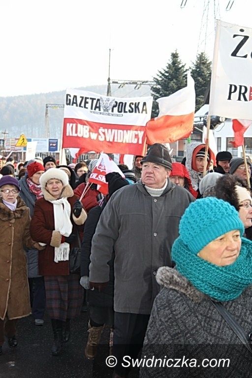 Wałbrzych: Marsz w obronie telewizji Trwam i wolnych mediów