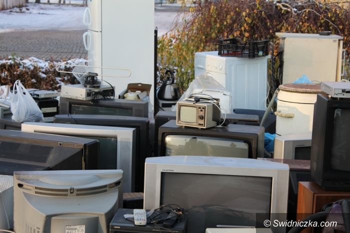 Świdnica: Tony elektrośmieci przekazane do utylizacji