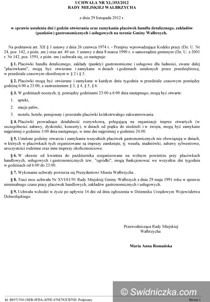 Wałbrzych: Prohibicja po wałbrzysku (aktualizacja 17:33)