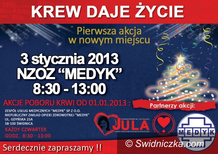 Świdnica: Podziel się kroplą życia