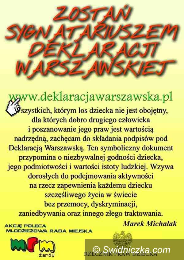 Żarów: Bo dobro dzieci jest najważniejsze