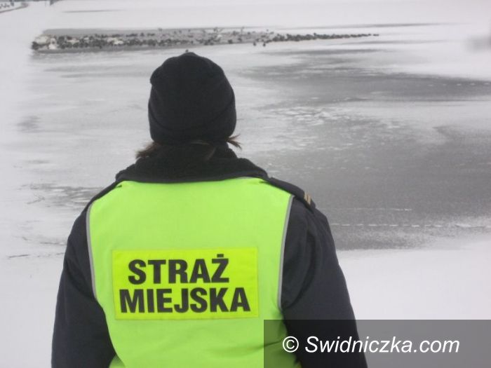 Świdnica: Strażnicy ostrzegają – Zalew Witoszówki to nie lodowisko!
