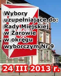 Żarów: Wybory uzupełniające do Rady Miejskiej w Żarowie