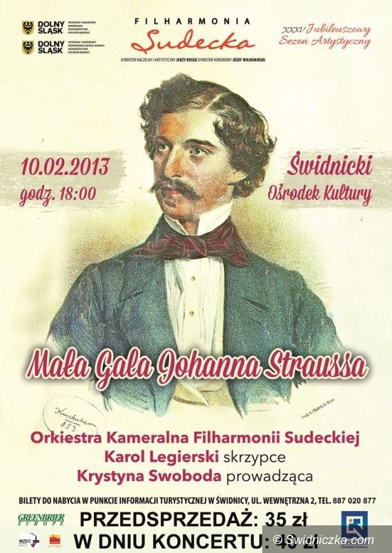 Świdnica: Mała Gala Johanna Straussa na zakończenie karnawału w Świdnicy