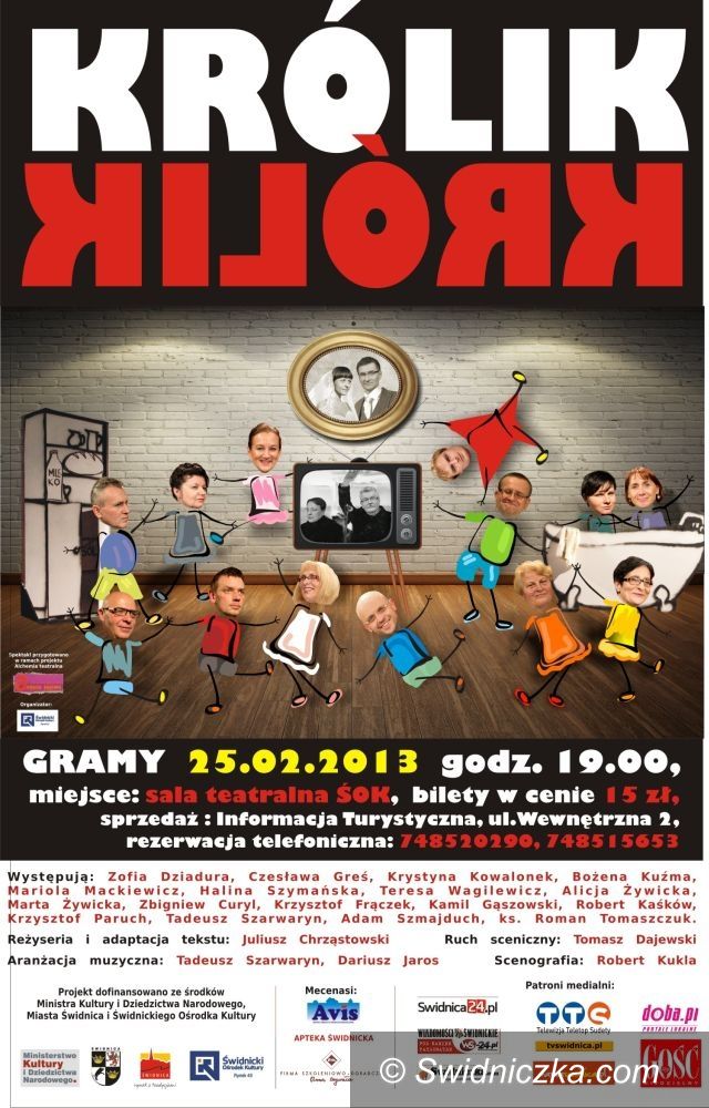 Świdnica: Lutowe imprezy Świdnickiego Ośrodka Kultury