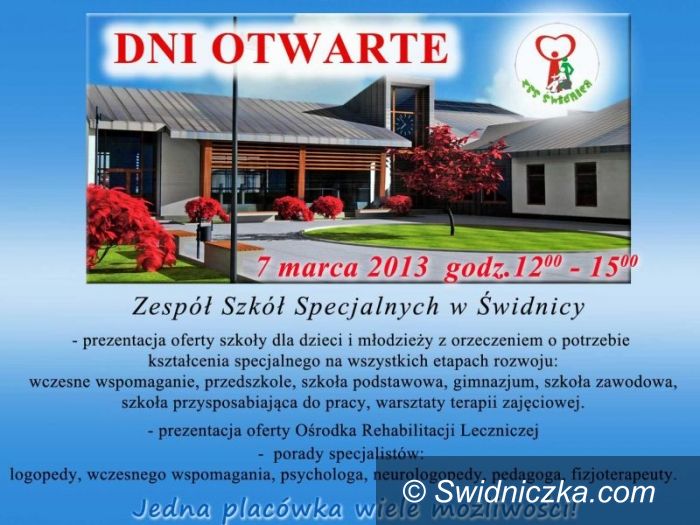Świdnica: Zespół Szkół Specjalnych zaprasza na dni otwarte