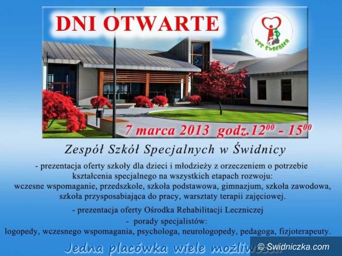 Świdnica: Zespół Szkół Specjalnych zaprasza na dni otwarte