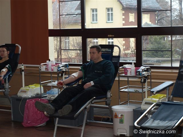 Świebodzice: Marcowa zbiórka krwi