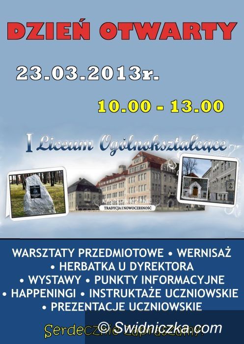 Świdnica: Dzień Otwartych Drzwi w Kasprowiczu