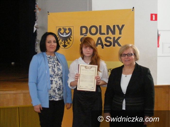 Dolny Śląsk: Stypendystka z Lutomi