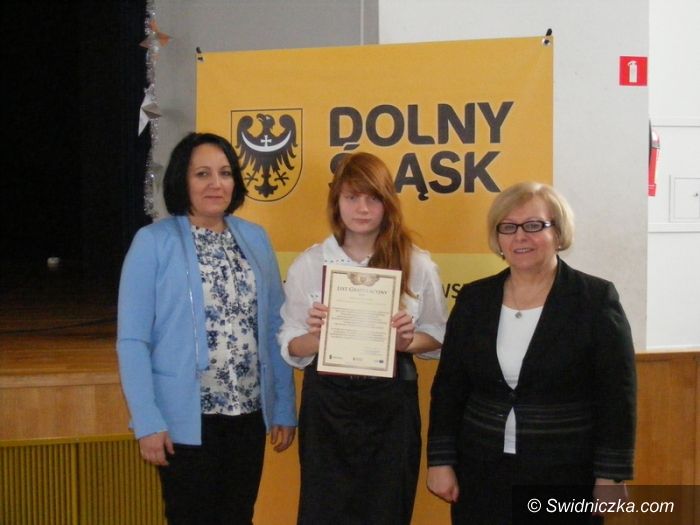 Dolny Śląsk: Stypendystka z Lutomi