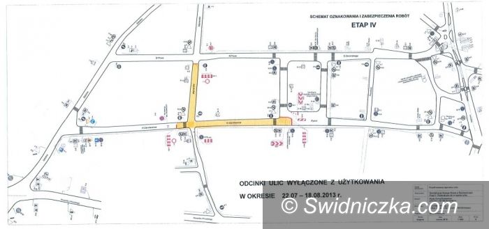 Świebodzice: Uwaga, zmiana organizacji ruchu w centrum miasta