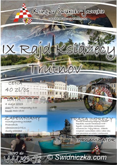Świdnica/Trutnov: 4 maja wyruszą do Trutnova