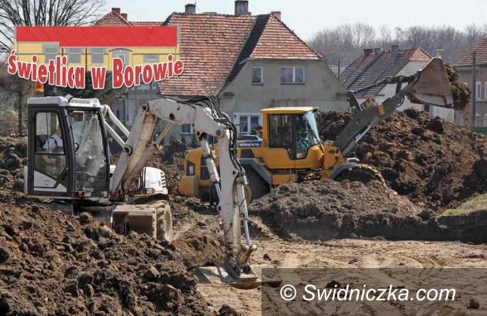 Borów: Budowa świetlicy w Borowie rozpoczęta