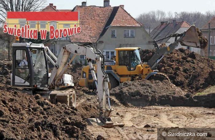 Borów: Budowa świetlicy w Borowie rozpoczęta