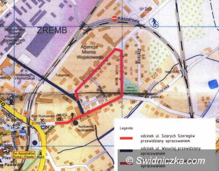 Strzegom: Zmiana organizacji ruchu na Szarych Szeregów w Strzegomiu