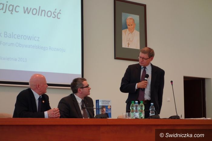 Świdnica: Spotkali się z profesorem Leszkiem Balcerowiczem