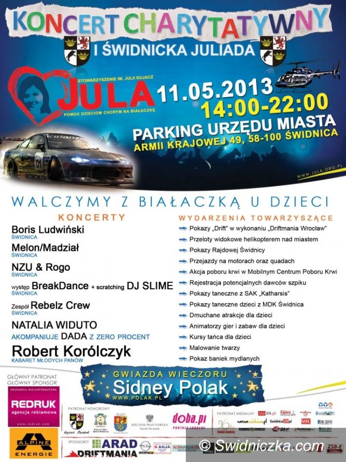 Świdnica: Koncert charytatywny „Świdnicka Juliada”