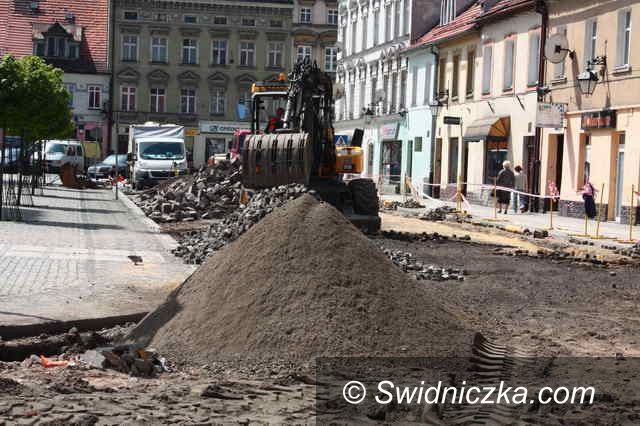 Świebodzice: Koparki odsłoniły kawałek historii