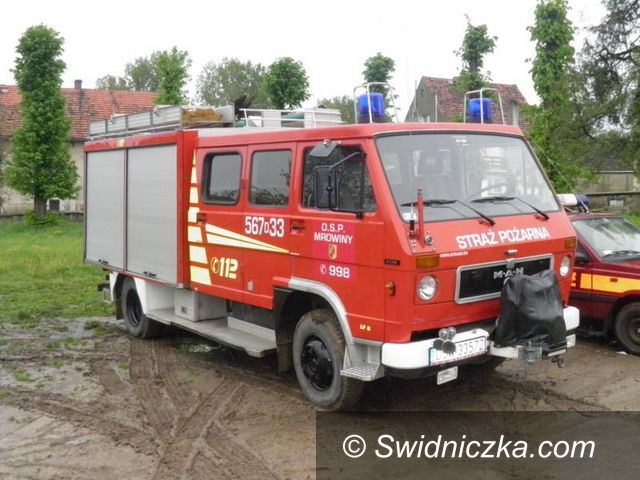 Mrowiny: Poświęcili wóz strażacki
