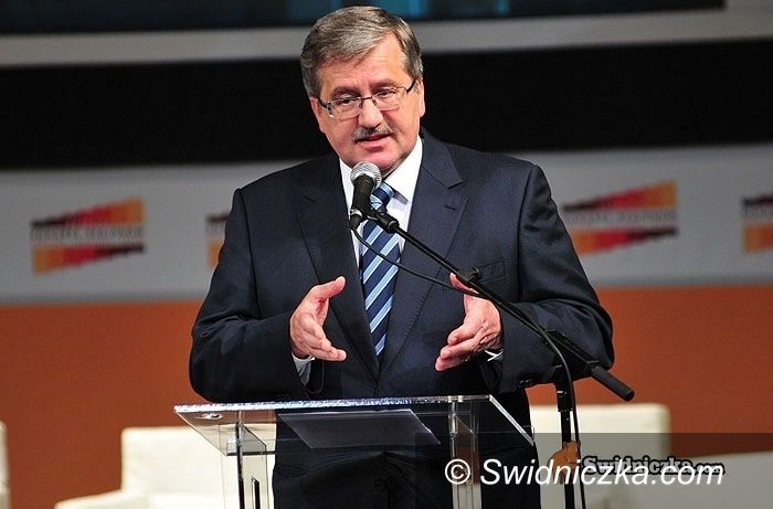Świdnica: Kongres Regionów 2013 pod patronatem Prezydenta RP