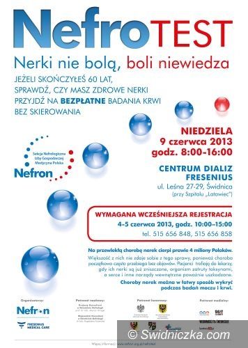 Świdnica: Bezpłatne badania pod kątem chorób nerek