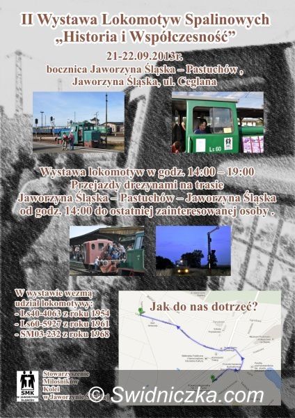 Jaworzyna Śląska: II Wystawa Lokomotyw Spalinowych "Historia i Współczesność"