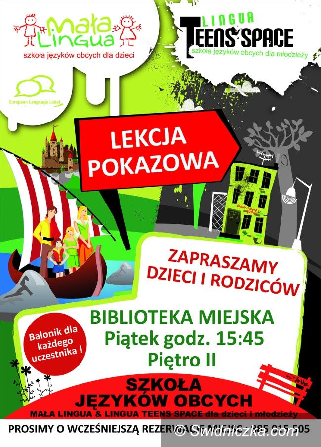Świdnica: Mała Lingua – lekcja pokazowa