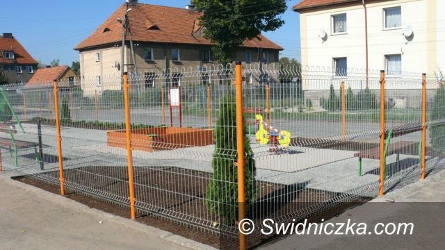 Strzegom: Plac zabaw na ul. Polnej w Strzegomiu