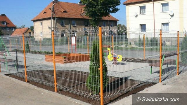 Strzegom: Plac zabaw na ul. Polnej w Strzegomiu