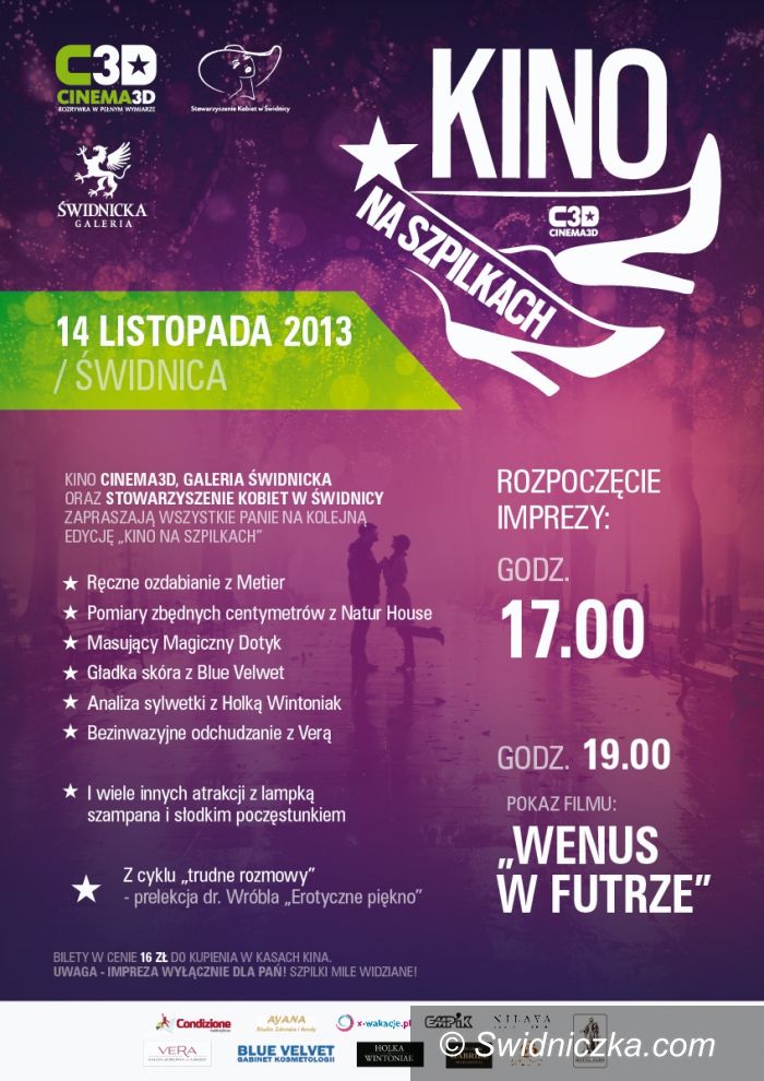 Świdnica: Listopadowe "Kino na Szpilkach"