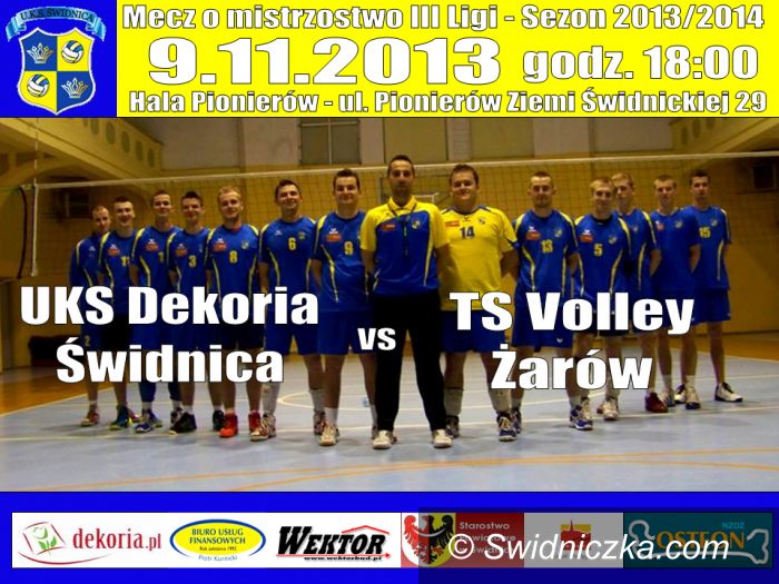 III-liga siatkarzy: Siatkarze Dekorii podejmą ekipę z Żarowa