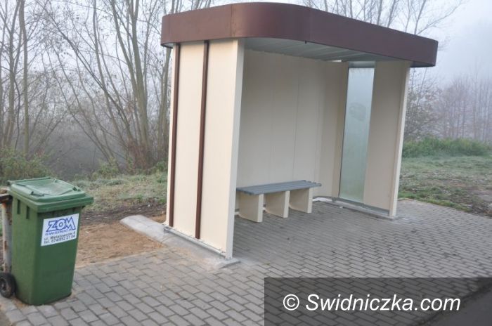 Gmina Świdnica: Nowe wiaty przystankowe