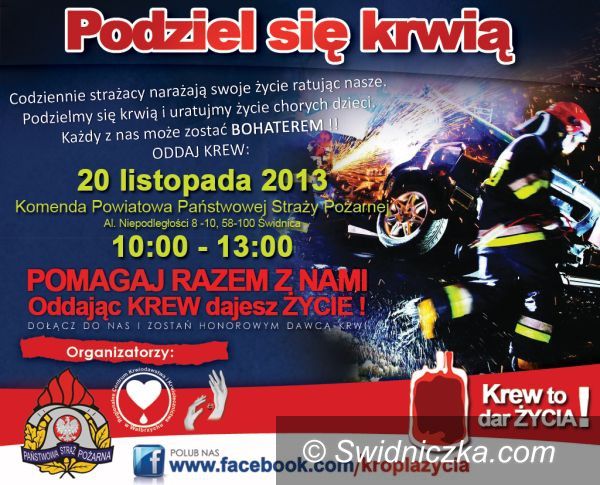 Świdnica: Poleje się krew w Straży Pożarnej