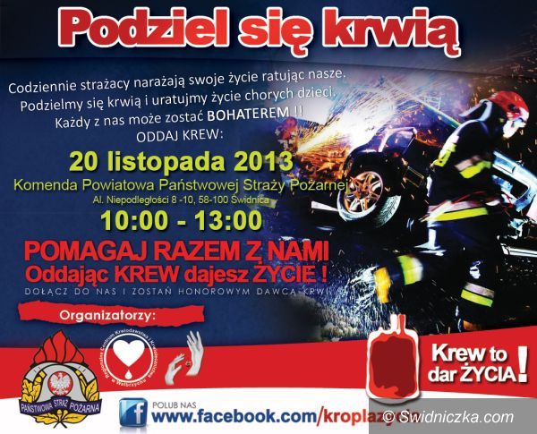 Świdnica: Poleje się krew w Straży Pożarnej