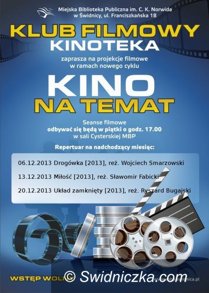 Świdnica: Grudniowe projekcje filmowe w MBP