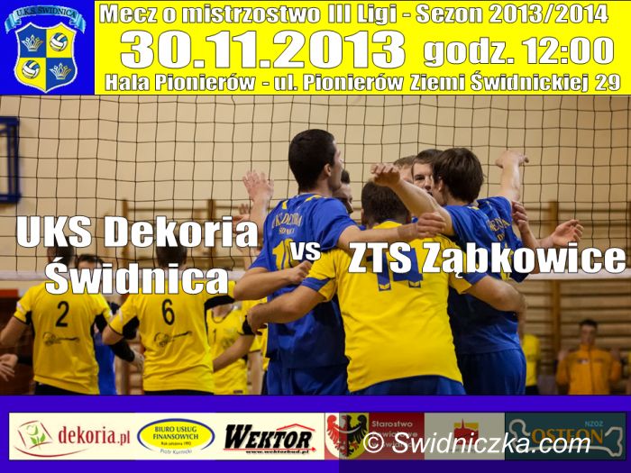 III-liga siatkarzy: Siatkarze Dekorii powalczą z liderem