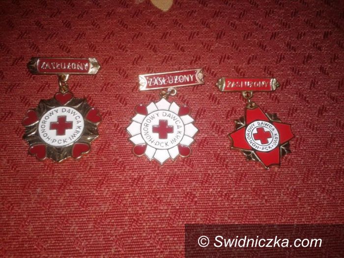 Świdnica: Odznaczyli honorowych dawców krwi