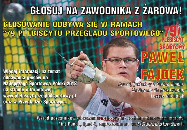 Kraj: Zagłosuj na naszego mistrza świata!