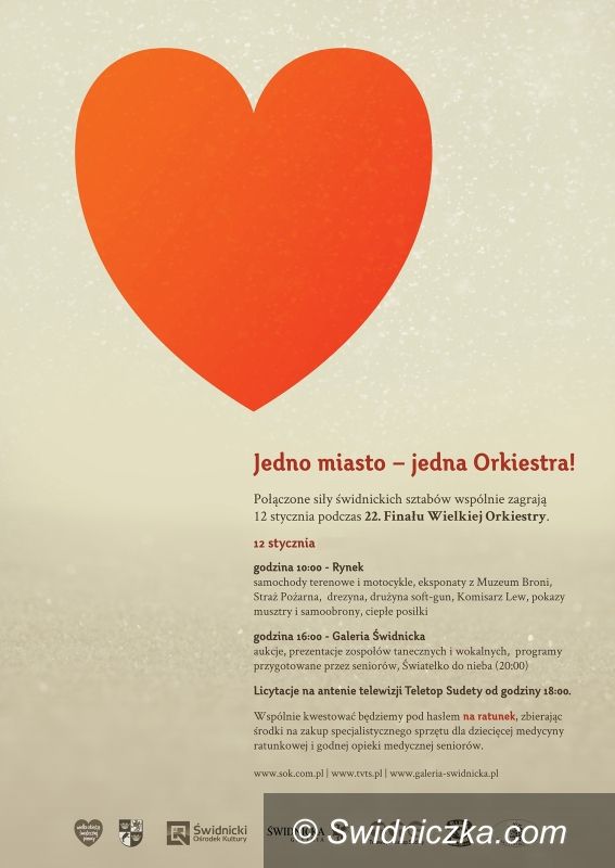 Świdnica: WOŚP – świdnicka Orkiestra na ostatniej prostej