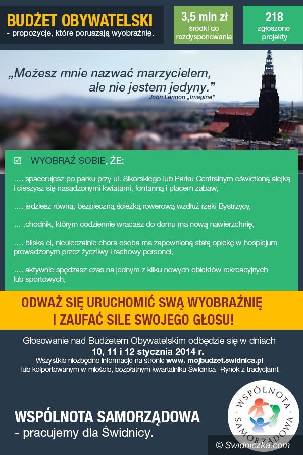 Świdnica: John Lennon „pomoże” w promocji budżetu obywatelskiego