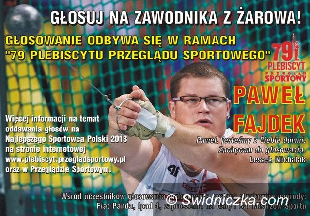 Kraj: Zagłosuj na Pawła Fajdka!