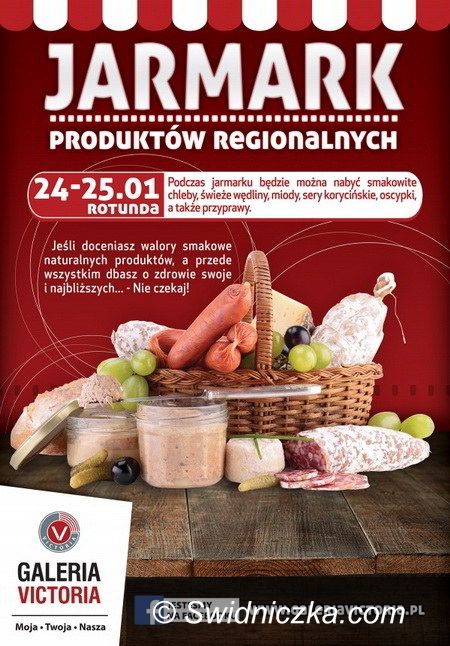 Wałbrzych: Jarmark produktów regionalnych  i Targi Ślubne w Galerii Victoria