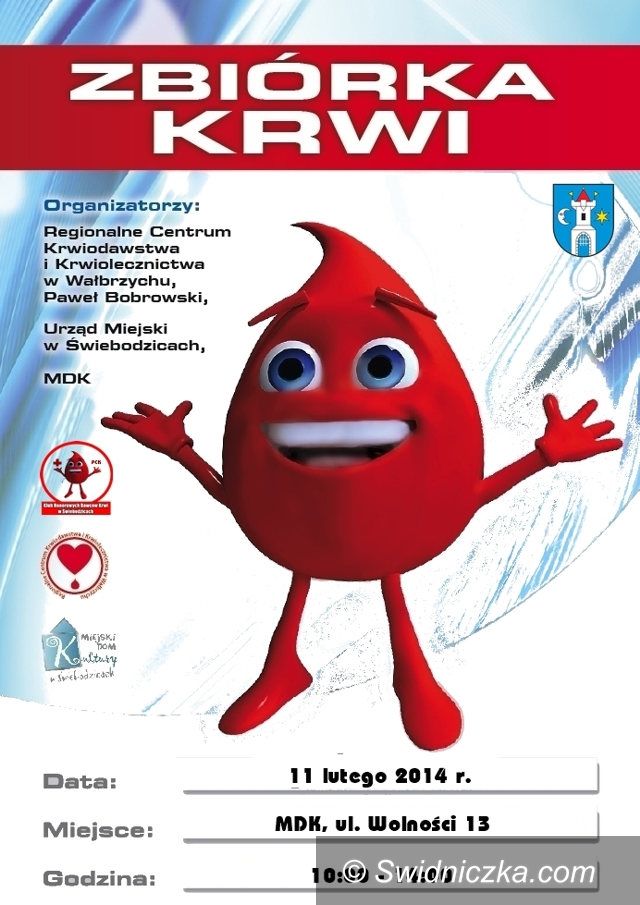 Świebodzice: Oddaj krew na Walentynki i wygraj niespodziankę