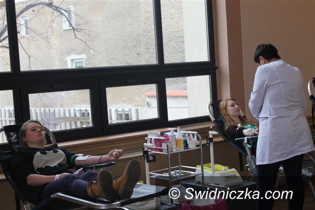 Świebodzice: Trzynaście litrów życiodajnego płynu